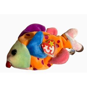Ty Beanie Baby Lips Fish Plush Toy